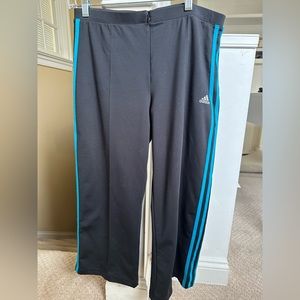 NWT Adidas Blue and Black Athletic Pants